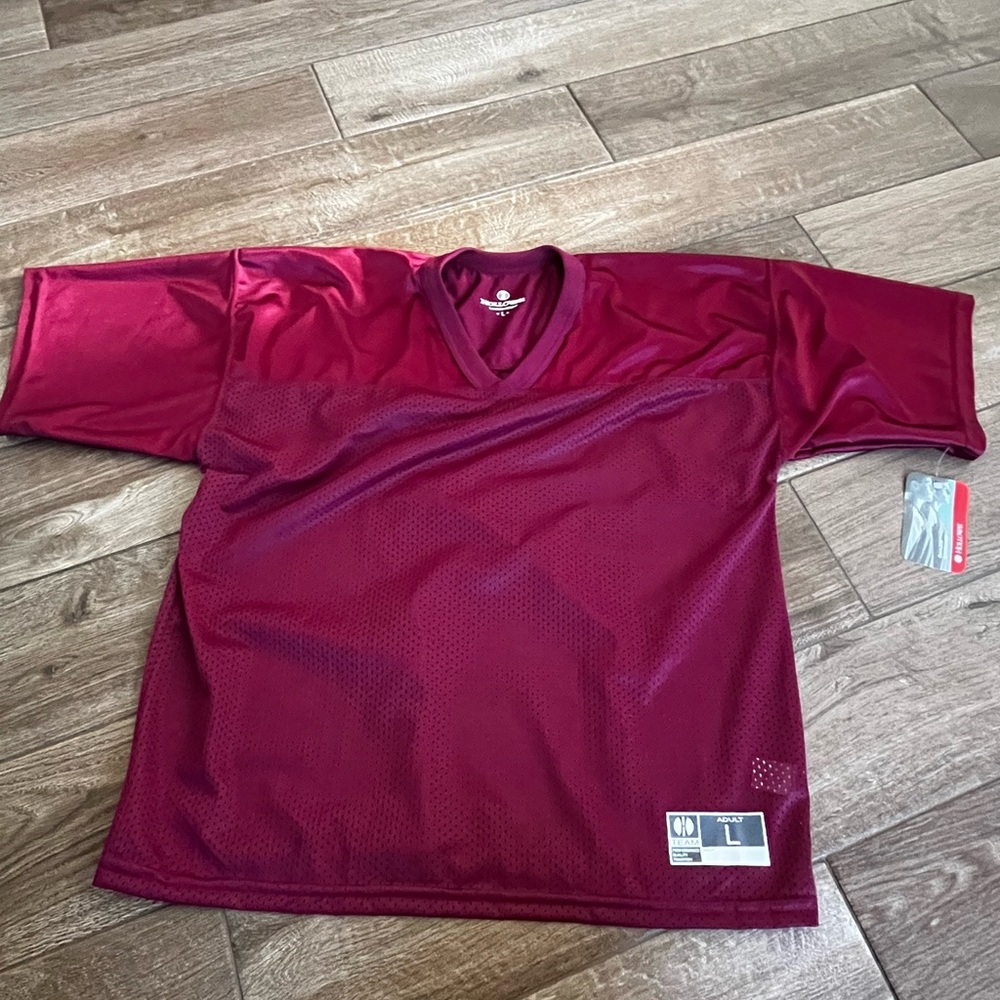 Holloway maroon blank jersey, large